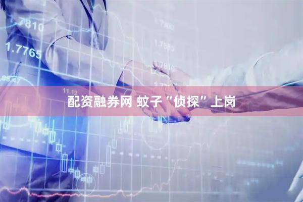 配资融券网 蚊子“侦探”上岗