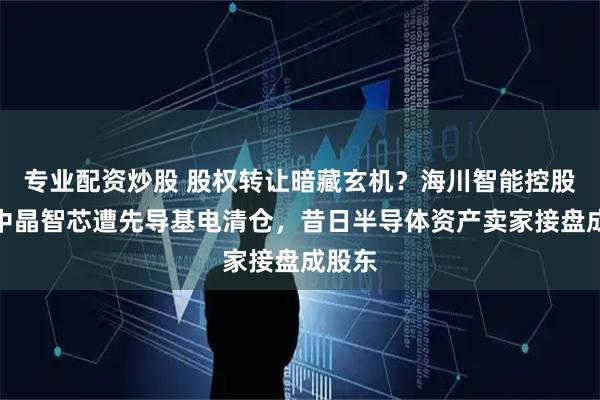 专业配资炒股 股权转让暗藏玄机？海川智能控股股东中晶智芯遭先导基电清仓，昔日半导体资产卖家接盘成股东